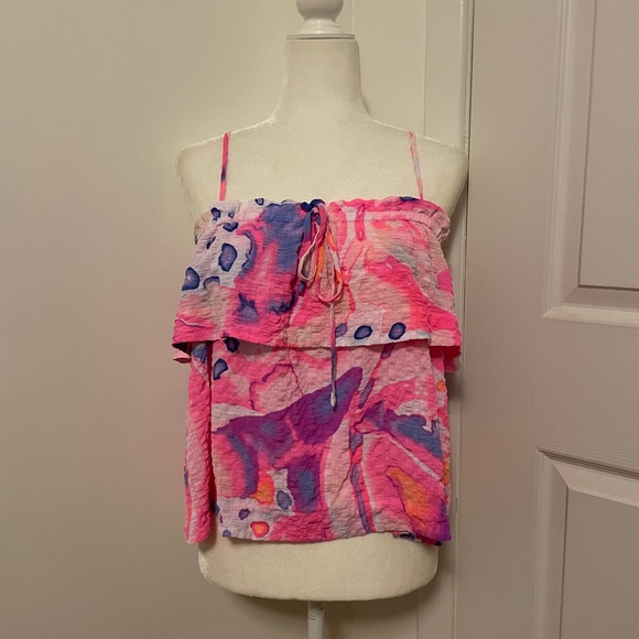 Lilly Pulitzer Tops - Lilly Pulitzer Sandy Days stretchy cami top XS NWT
